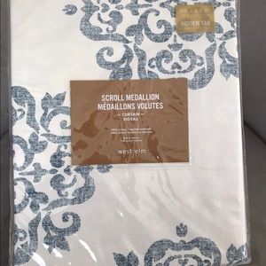 New in package! West elm Medallion window Treatments Curtain 2 panels, Last set